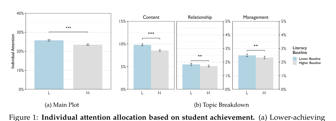 Individual attention allocation by student achievement